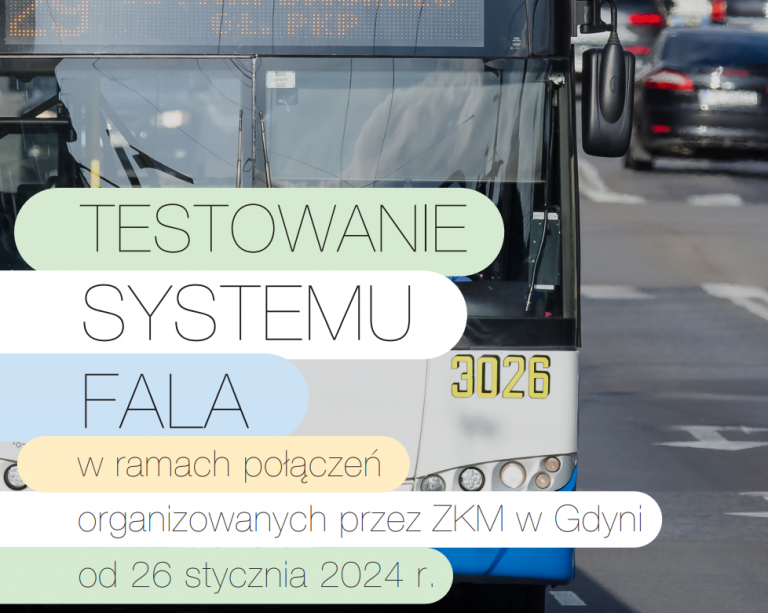 Aktualizacja zasad korzystania z Systemu FALA w Gdyni